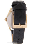 Citizen Womens DRIVE LTR - Rose Gold-Tone Case - Black Leather Strap - Date - FE6083-13EC