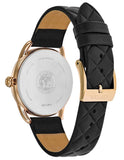 Citizen DRIVE LTR Womens Watch - Gold-Tone Case - Black Strap - Date - FE6083-13PC