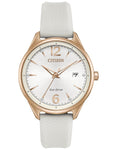 Citizen Eco-Drive Chandler Crystal Watch - Rose Gold-Tone - White Silicone Strap - FE6103-00A_7ce0e1d3-8f7f-4b6e-bb54-aaddab98983c