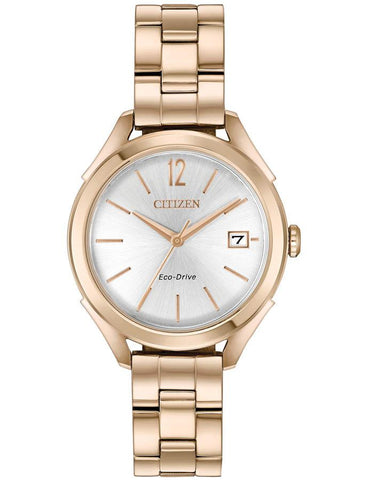 Citizen DRIVE LTR Womens Watch -  Rose Gold-Tone - Silver-Tone - Date - Bracelet - FE6143-56A_cf121dce-7b16-455d-be58-9730b6663002