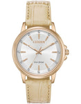 Citizen Eco-Drive Chandler  Womens  - Swarovski - Rose Gold-Tone - Leather Strap - FE7033-08A_405ccf56-da0c-41db-8015-4c584e294bb9