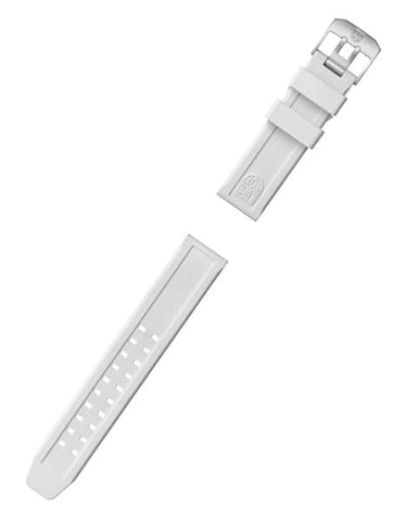 Luminox White Silicon Strap - 20mm - Buckle - FP.L.7050.10