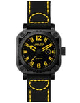 Lum-Tec G8 Mens - Titanium Carbide Plating - Yellow Accents - Leather - 200m - G8_b403a8d6-a4ad-4bbf-b252-846b8d9266a3