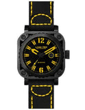 Lum-Tec G8 Mens - Titanium Carbide Plating - Yellow Accents - Leather - 200m - G8_b403a8d6-a4ad-4bbf-b252-846b8d9266a3