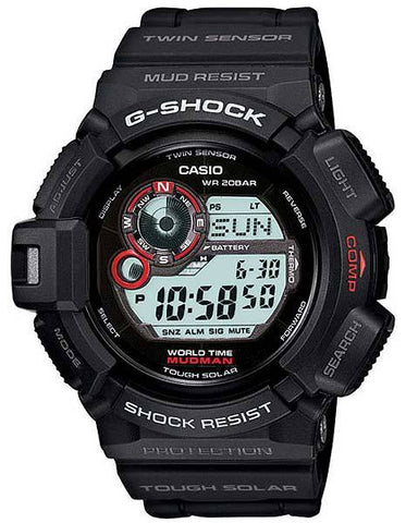 Casio Mens G-Shock Scorpion - Solar - Black Band - Red Accents - Compass - Alarm - G9300-1_73da2654-70cb-4380-b3e8-091c34f99fdc