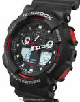 Casio XL G-Shock - Black and Red - Magnetic Resistant - World Time - 200m - GA100-1A4A_fea48646-230f-43d4-97d2-cbb07d57c563