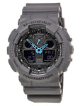 Casio G-Shock Mens Analog Digital - Light Blue Hands - Dark Gray Case & Strap - GA100C-8A_e16646fd-abb0-4db8-97d1-1138c48d1abb