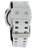 Casio Mens G-Shock Layered Band Series - White & Black - Magnetic Resistant - GA100L-7AC