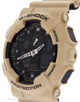 Casio Mens G-Shock Layered Band Series - Khaki & Black - Antimagnetic - GA100L-8AA