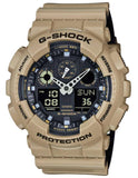 Casio Mens G-Shock Layered Band Series - Khaki & Black - Antimagnetic - GA100L-8A