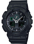 Casio G-Shock Mens LG Analog Digital Chronograph - Magnetic Resistant - Black - GA100MB-1A