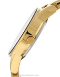 Citizen Eco-Drive Ladies Axiom - Gold-Tone IP Bracelet & Case - Black Dial - GA1052-55EB