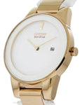 Citizen Eco-Drive Axiom Ladies Strap Watch - White Dial - Rose Gold-Tone Case - GA1053-01AA_b593ff5a-34f0-401c-8815-4db957490466