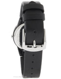 Citizen Eco-Drive Axiom Ladies Strap Watch - Black Dial and Case - Date Display - GA1055-06EC