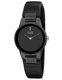 Citizen Eco-Drive Axiom Ladies Strap Watch - Black Dial and Case - Date Display - GA1055-06E_d50cba97-bbcf-49eb-93e6-f12834492ef9