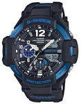 Casio G-Shock - Black Case - Blue Accents - Analog - Digital - World Time - 200m - GA1100-2B