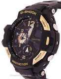 Casio G-Shock - Black Case - Gold-Tone  Accents - Ana-Digi - World Time - 200m - GA1100-9GA