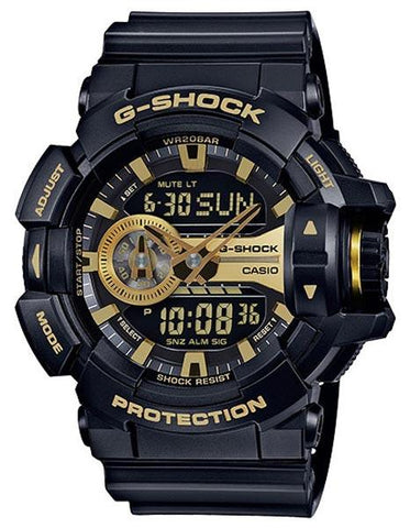 Casio G-Shock Watch - Black Case & Strap - Gold-Tone Accents - 200m - Stopwatch - GA400GB-1A9_d26c2f3e-9746-4593-a198-ed4963c646c6