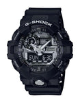 Casio G-Shock Mens Garish Color - Black & Silver - Perforated Band - World Time - GA710-1A_1d277d06-3986-41df-b0db-84df776ee0e7