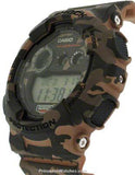 Casio Mens Large Case G-Shock - Camouflage - Flash Alert - World Time - GD120CM-5A