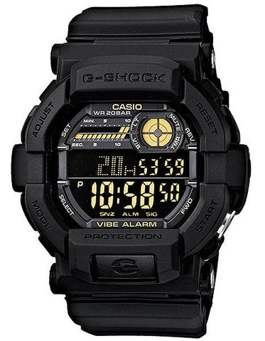 Casio G-Shock Mens Flash Alert with Vibrating Alarm - Black Dial and Resin Band - GD350-1B_16c57ef1-a5c5-4839-acd1-426d7f92c05c