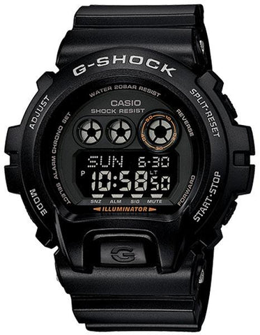 Casio G-Shock Mens Classic - Black Case&#44; Dial and Strap - Flash Alert & Buzzer - GDX6900-1