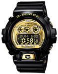 Casio Mens Oversized G-Shock 6900 Series - Black & Gold-Tone - Flash Alert - GDX6900FB-1