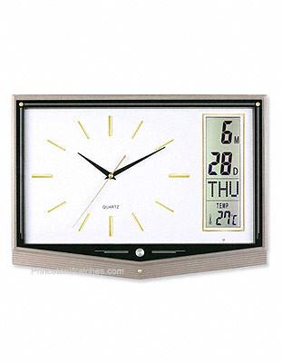 LCD Musical Calendar Clock - Month - Date - Indoor Temperature - Volume Control - GM5227