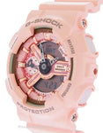 Casio G-Shock S Series - Light Pink & Rose Gold-Tone - Magnetic Resistant - GMAS110MP-4A1A