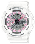 Casio G-Shock S Series - White - Magnetic Resistant - 200M - Date - Stopwatch - GMAS110MP-7A