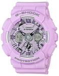 Casio G-Shock S Series - Purple Case - Digital/Analog - Shock Resistant - GMAS120DP-6A