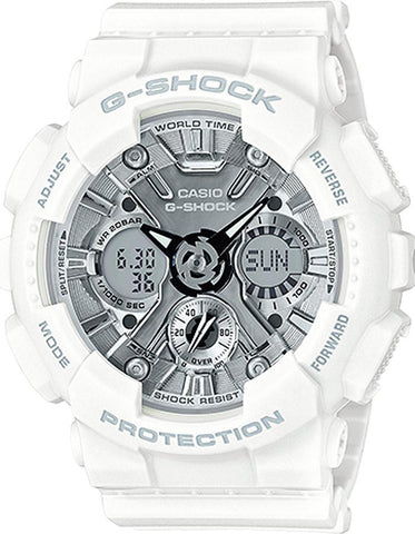 Casio G-Shock S Series - White Case - Silver Dial - Magnetic Resistant - GMAS120MF-7A1_c1a62bd6-2395-43b2-becc-7bf6f2091567