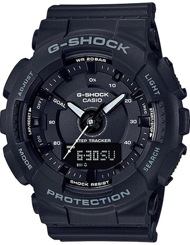 Casio G-Shock S Series Womens - Digital/Analog - Step Counter - Black - 200M - GMAS130-1A_35a90f10-4a58-42f9-b1ca-d8b1bc8d2214