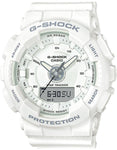 Casio G-Shock S Series Womens - Digital/Analog - Step Counter - White - 200M - GMAS130-7A