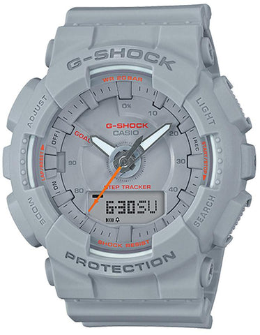 Casio G-Shock S Series Womens - Digital/Analog - Step Counter - Gray - 200M - GMAS130VC-8A_ee1a3b04-9ed7-4b7d-8f02-48d52c044237