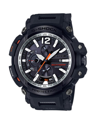 Casio G-Shock Gravity Master Hybrid Wave Cepter - Black & Stainless - Bluetooth - GPW2000-1A