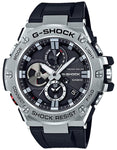 Casio G-Shock G-Steel Mens - Stainless Steel - 200M - Bluetooth - Silicone - GSTB100-1A