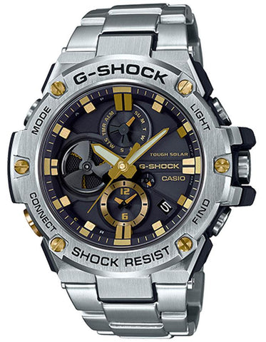 Casio G-Shock G-Steel Mens - Stainless Steel - 200M - Bluetooth - Bracelet - GSTB100D-1A9_8027e310-c7bb-44c3-aa8f-1ffb30bec439