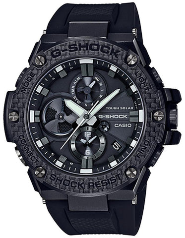 Casio G-Shock G-Steel Mens - Carbon - Solar - 200 - Silicone - Shock Resistant - GSTB100X-1A_167d0d29-219d-437b-9276-7ad51a79396b