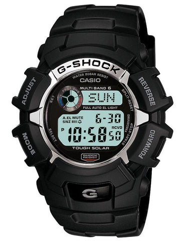 Casio Black Solar Atomic G-Shock World Time - Positive Display - Rubber Strap - GW2310-1_37537437-30d6-4848-a0bd-f3b42c311b25