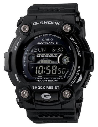 Casio G-Rescue - Tide & Moon Graphs - Oversized Buttons - Solar Powered - Atomic - GW7900B-1