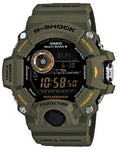 Casio Master of G - G-Shock Mens Rangeman Watch - Triple Sensor - Military Olive - GW9400-3