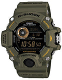 Casio Master of G - G-Shock Mens Rangeman Watch - Triple Sensor - Military Olive - GW9400-3