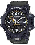 Casio Mens Solar Atomic G-Shock Mudmaster - Dark Green Strap - Triple Sensor - GWG1000-1A3