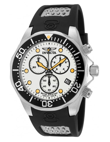 INVICTA Mens Pro-Diver Chronograph Watch - Stainless Steel - White Dial - Date - INVICTA-11482_15298ac4-a61f-473b-ab21-06ed8f7c9461