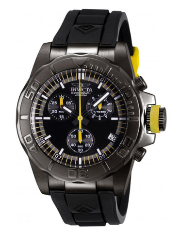 INVICTA Pro Diver Mens Watch - Black Metal - Chronograph - Date - Polyurethane - INVICTA-12155_b7ec3f32-0baa-407b-8e4a-44b9822fd82a