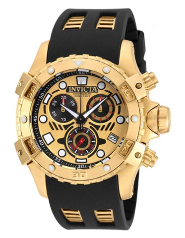 INVICTA Specialty Mens wAtch - Gold-Tone - Chronograph - Silicone - 100M - INVICTA-18859_fd2e34e2-12f9-4552-bafa-f08871f931af