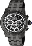 INVICTA Specialty Mens Watch - Black Metal - Chronograph - Black Metal Bracelet - INVICTA-19466