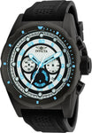 INVICTA Speedway Mens Watch - Black Metal - Chronograph - Polyurethane Strap - INVICTA-20303