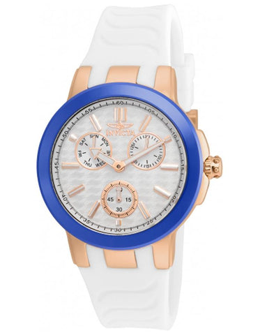 INVICTA Ceramics Womens Watch - Rose Gold-Tone - Day/Date/Second - Silicone - INVICTA-22206_7c94d65b-1876-418f-abc4-1dd16078d814